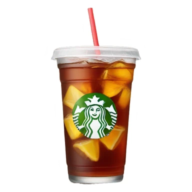 Starbucks iced tea  sticker