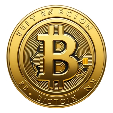 show me bitcoin symbol sticker
