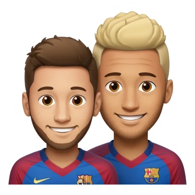 Robaldo Messi Neymar sticker