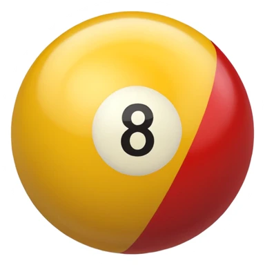 2 numbered billiard ball  sticker