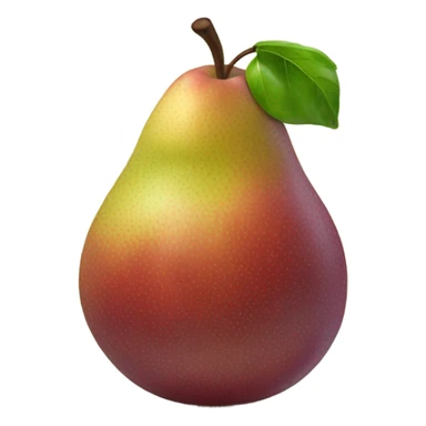 a pear mixed apple sticker