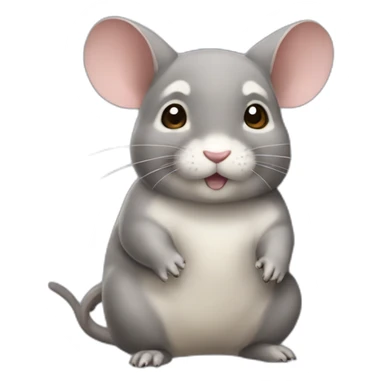 Chinchila more honey sticker