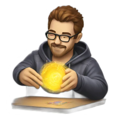 programmers playing magic the gathering sticker