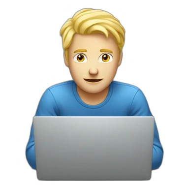 blond-man-behind-laptop sticker