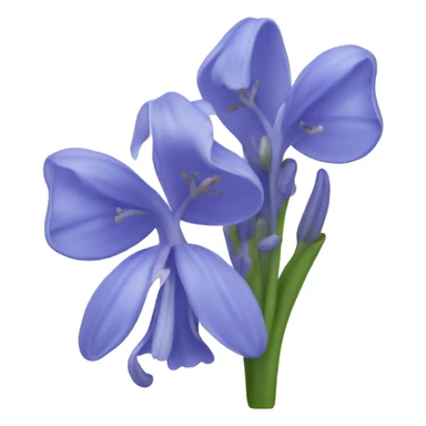 Bluebell flower sticker