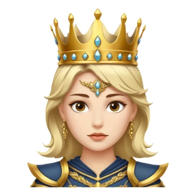 Valkyrie warrior crown sticker