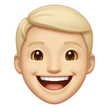 Laughing but hiding it sticker