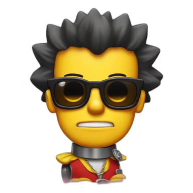 Bart simpson with desperados sticker