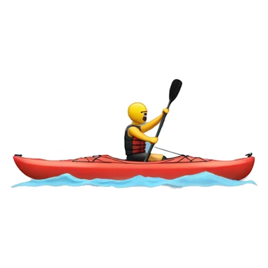 multisport kayak with person paddling  sticker