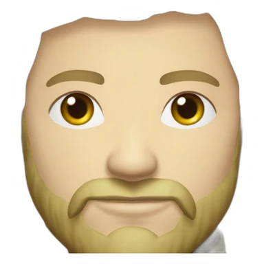 ukrainian military blonde man with a beard and blue eyes sticker