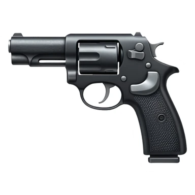 A black gun sticker