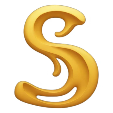 smooth letter K sticker