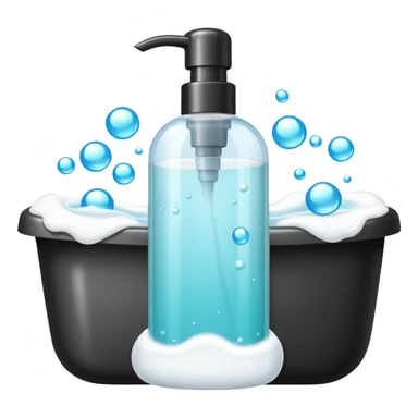 Soap and shampoo sticker