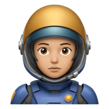 space fighter soldier sticker