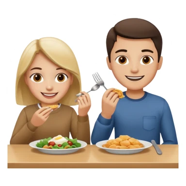 i want two person nicke eatche athore sticker