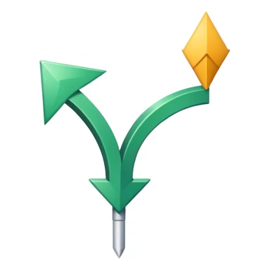 arrow down and up sticker