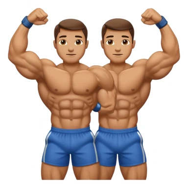 Braço Bíceps Flexionado direito e esquerdo só os braços sem o homem sticker