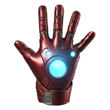 iron man glove pointed like a plane sticker