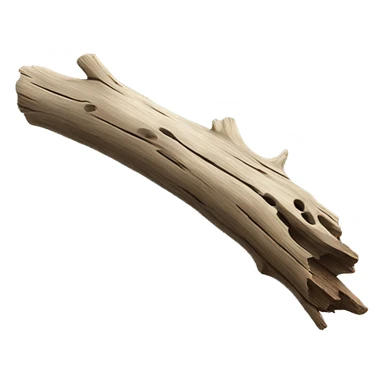 single piece of driftwood sticker
