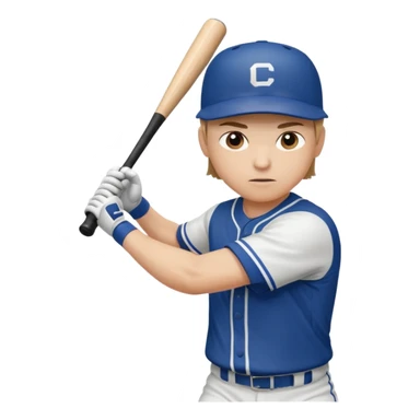 dos basebeall playr a golpes sticker