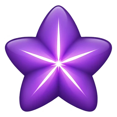 Purple void star that looks ethereal sticker