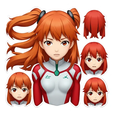 Asuka_langley_souryuu sticker pack sticker