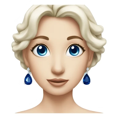 sapphire  jewellery sticker