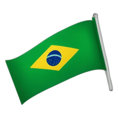 Flag of brazil sticker
