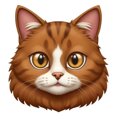 Estetic sticher brown cat sticker