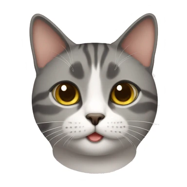 english short hair cat sticker