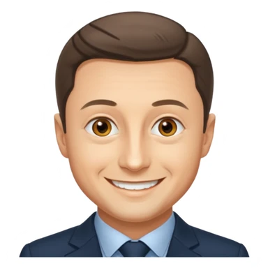 Make a super realistic Vladimir Zelensky. As realistic as you can sticker