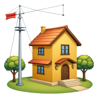 faça a corporação capsula, no caso a casa amarela da corpração capsula de dragon ball, redonda sticker