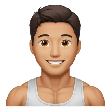 Koreli bir erkek ama çok yakışık lı ve kaslı sticker