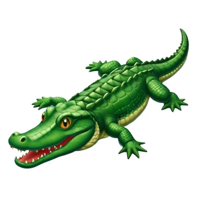 Alligator swimming  sticker