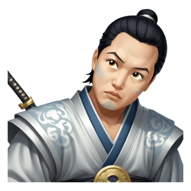 Moonlit Samurai sticker