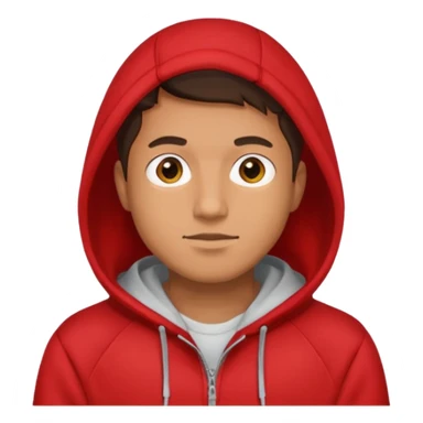Man in the red hoodie  sticker