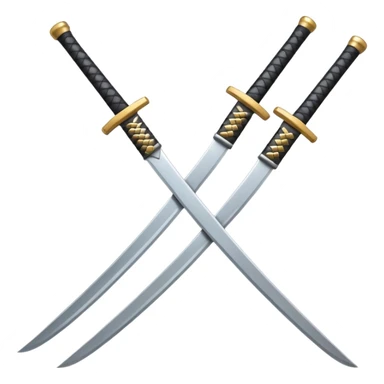 Las tres katanas sticker