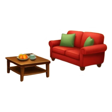 un pepartamento amuebaldo y hogareño sticker