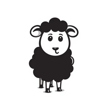 Sheep sticker