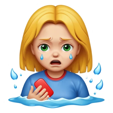 Girl name chucky crying and flooding the place sticker