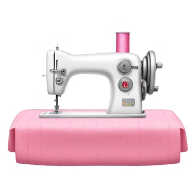 Pink Sewing machine  sticker