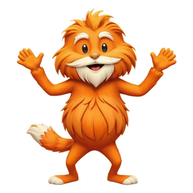 The Lorax dancing sticker