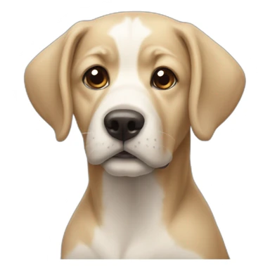 Chien qui pleire sticker