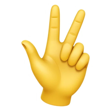 A 3D Apple-style yellow hand emoji, posed gracefully as if dancing, index finger extended and drawing a circular motion in the air, elegant curved motion lines around the finger showing the round movement, playful and dynamic gesture, smooth glossy surface, clean minimal background sticker