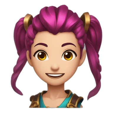 Jinx league of legend sticker