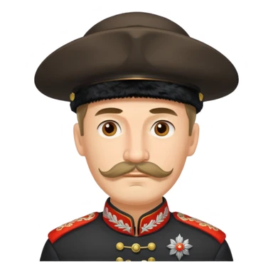 Russian Empire cossack sticker