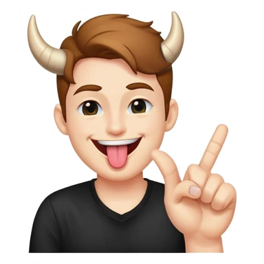 😵‍💫😝🤟 sticker