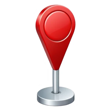 red location pin position marker sticker
