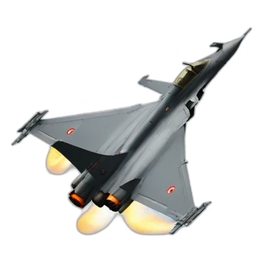 Rafale with post-combustion sticker
