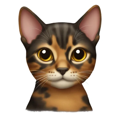 tortishell cat sticker
